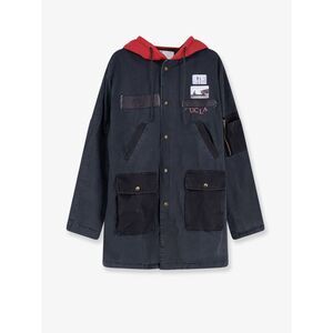 Paly Men Cotton Jacket With Used Effect